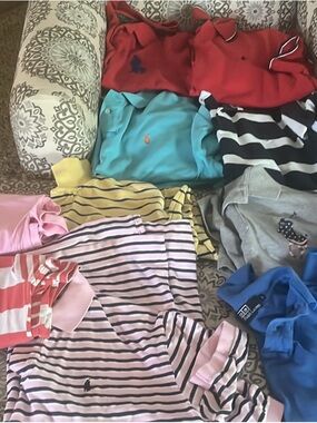 10 men’s Polo by Ralph Lauren shirts size Lg. Bundle  good condition